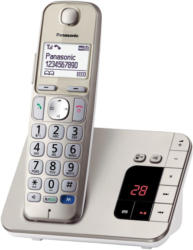 Panasonic KX-TGE220GN Single champagner mit AB, NEU, OVP, Telefonbuch, HAC
