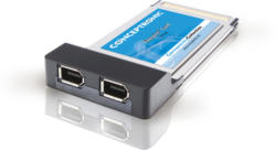 Conceptronic PCMCIA FireWire Card 2-port, NEU, OVP, ink. MAGIX-Software