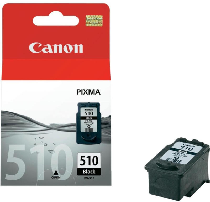 Canon Tintenpatrone PG-510 schwarz (Reichweite: ca. 220 Seiten) BRANDNEU