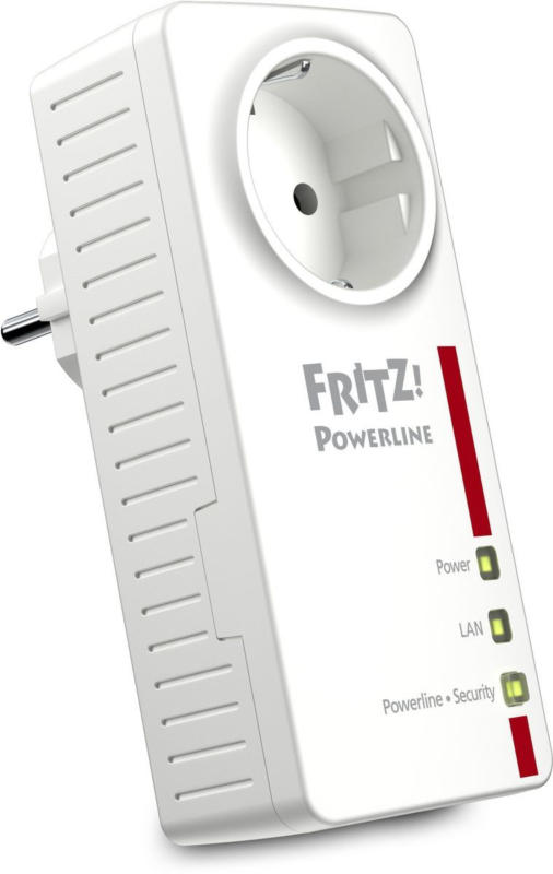 AVM FRITZ!Powerline 1220E Single (1200 MBit/s) 2 x Gigabit-LAN-Anschluss NEU OVP