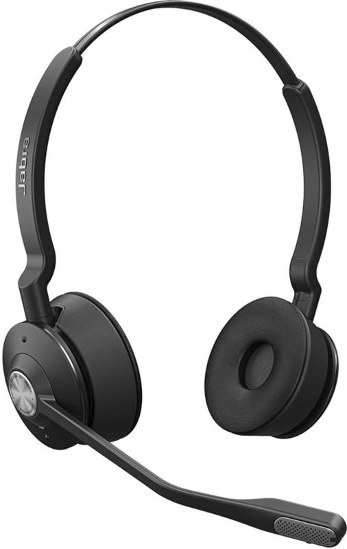 JABRA Engage 65 Stereo Binaural DECT Headset Noisecancelling Schwarz BRANDNEU