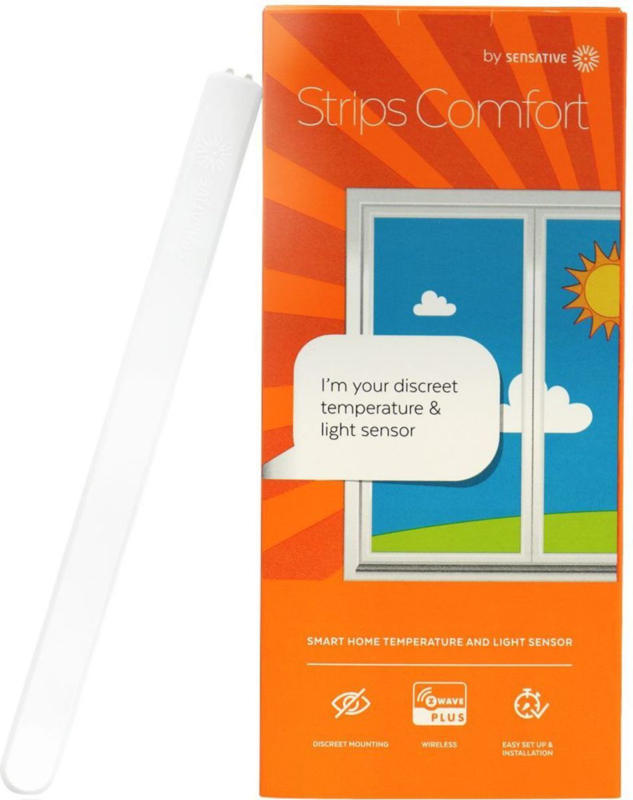 Sensative STRIPS Comfort Temperatur-& Lichtsensor- Z-Wave Plus Weiß BRANDNEU