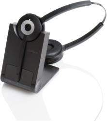 JABRA PRO 920 Headset binaural DECT Noise Cancelling Schwarz-Silber NEU OVP