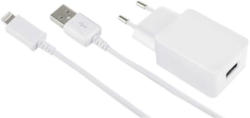 Fontastic® Reiseladeset Stecker + Kabel Lightning 2,4A 1m Weiß BRANDNEU