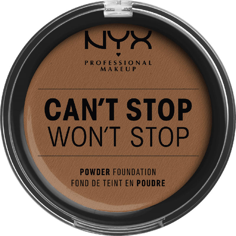 NYX PROFESSIONAL MAKEUP Foundation Can't Stop Won't Stop Full Coverage Powder Foundation Cappuchino 17
