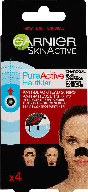 Garnier Hautklar Facestrips Hautklar Nosestrips Kohle