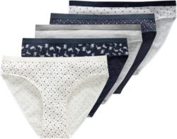 5 Damen Slips in verschiedenen Designs