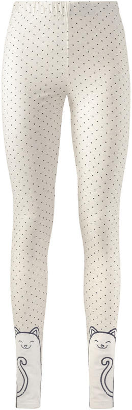 Damen Pyjamahose mit Katzen-Applikation