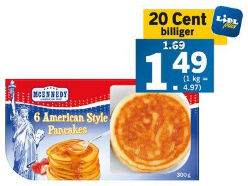 MCENNEDY Pancakes ️ Online von Lidl Österreich wogibtswas.at