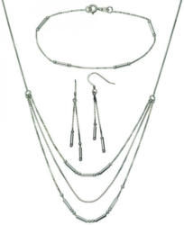 Firetti 4-teiliges Schmuckset »925/- Sterling Silber rhodiniert«