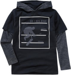 Jungen Langarmshirt im Layer-Look