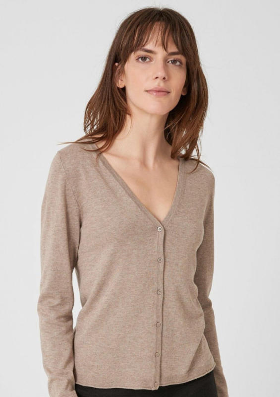 s.Oliver RED LABEL Klassischer Feinstrick-Cardigan