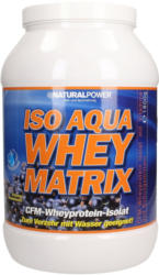 Natural Power Iso Aqua Whey Matrix 1800g - Himbeere