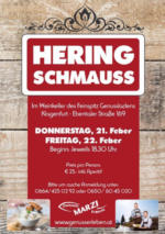 Feinspitz Genussladen Heringschmauss im Weinkeller - bis 22.02.2019
