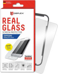 Displex Displayschutzfolie »Real Glass für Samsung Galaxy A7 (2018) m. Frame«