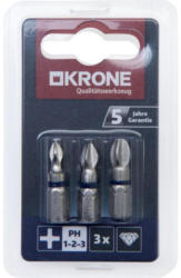 Krone Bit-Satz PH 1-2-3, Tors. u. Diam.