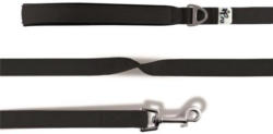 Basic Leine Nylon, 140x2 cm, Schwarz