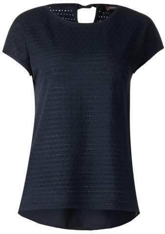 Shirt in Lochstrick-Optik
