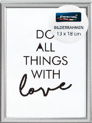 Paradies Bilderrahmen Kunststoff Easy 13 x 18 cm, silber