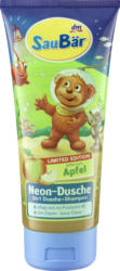 SauBär Neon-Dusche 2in1