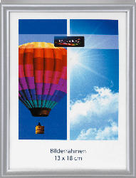 Paradies Bilderrahmen Kunststoff Easy 13 x 18 cm, silber
