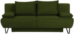Schlafsofa In Textil Dunkelgrün