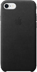 APPLE Leder Case , Backcover, Apple, iPhone 8, iPhone 7, Leder, Schwarz