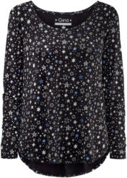 Damen Langarmshirt im Sternen-Design