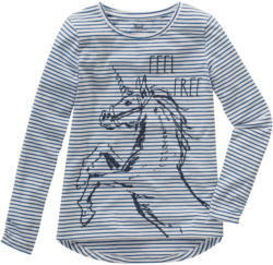 Mädchen Langarmshirt mit Einhorn-Motiv