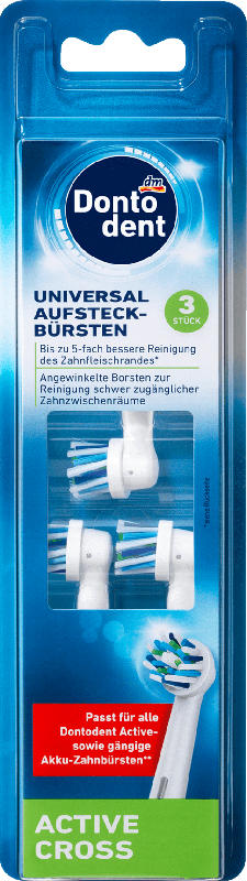 Dontodent Aufsteckbürsten Active Cross