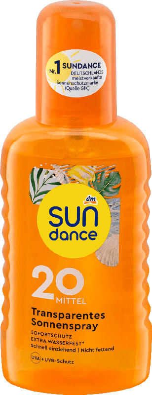 SUNDANCE Sonnenspray transparent LSF 20