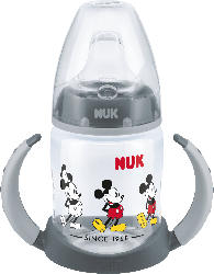 Nuk Trinklernflasche First Choice Disney Mickey, 150ml, ab 6 Monate, grau