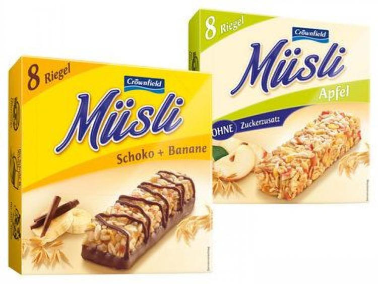CROWNFIELD Müsliriegel ️ Online von Lidl Österreich wogibtswas.at