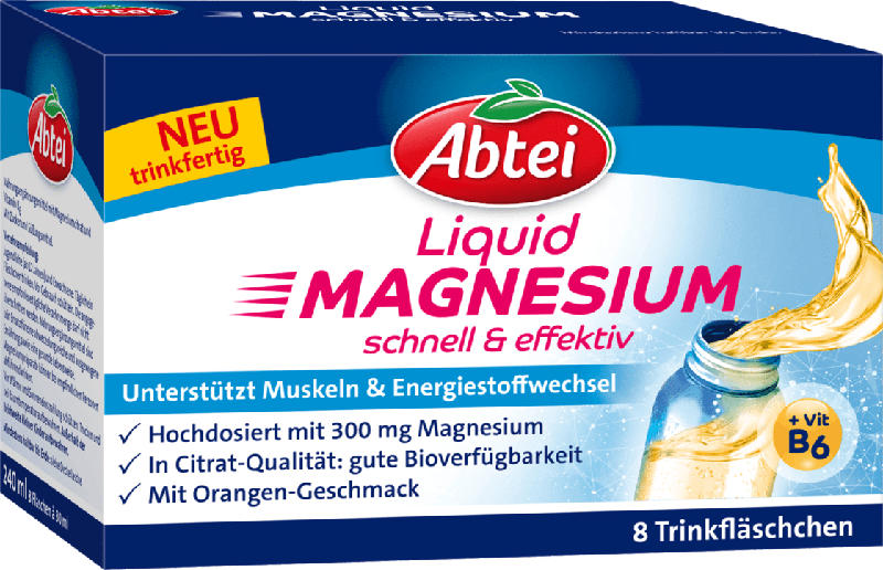 Abtei Magnesium Liquid Trinkampullen 8 St.