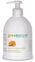 greenatural Milde Flüssigseife Minze & Orange - 1000 ml