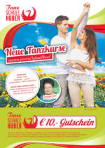Tanzschule Huber Tanzschule Huber - Flugblatt Spittal - bis 17.03.2016