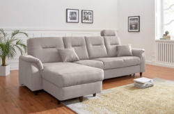 Benformato Home Collection Polsterecke, wahlweise mit Bettfunktion und Kopfstütze