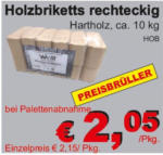 die baulöwen Holzbriketts rechteckig - bis 23.12.2017