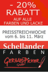 -20% auf alle Farben und Lacke