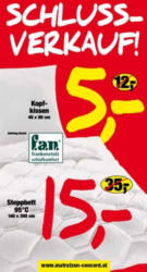 Kopfkissen oder Steppbett