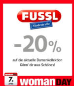 Fussl Modestraße -20% auf die aktuelle Damenkollektion - bis 07.04.2016