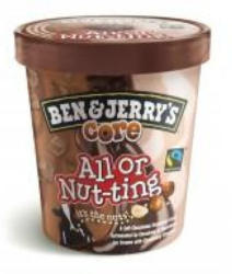 Ben & Jerry's All or Nut-ting Core. 500 ml