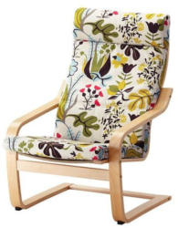 Poang Sessel Birkenfurnier Blomstermala Bunt Nur 89 99 Statt 99 99 Ikea Haid Angebot Wogibtswas At