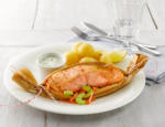 Nordsee Restaurant Lachsfilet im Pergament mit Karotten-Sellerie-Gemüse und Petersilkartoffeln - bis 14.06.2015