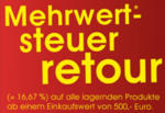 Teak-It Schauraum Wels 16,67% Mehrwertsteuer retour - bis 15.06.2014