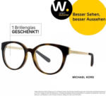 sehen!wutscher Michael Kors Fassung + 1 Brillenglas geschenkt! - bis 31.10.2015