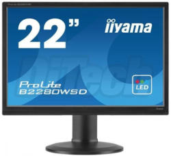 Monitor TFT 22" (55,9 cm) IIYAMA Pro Lite B2280WSD-B1, schwarz