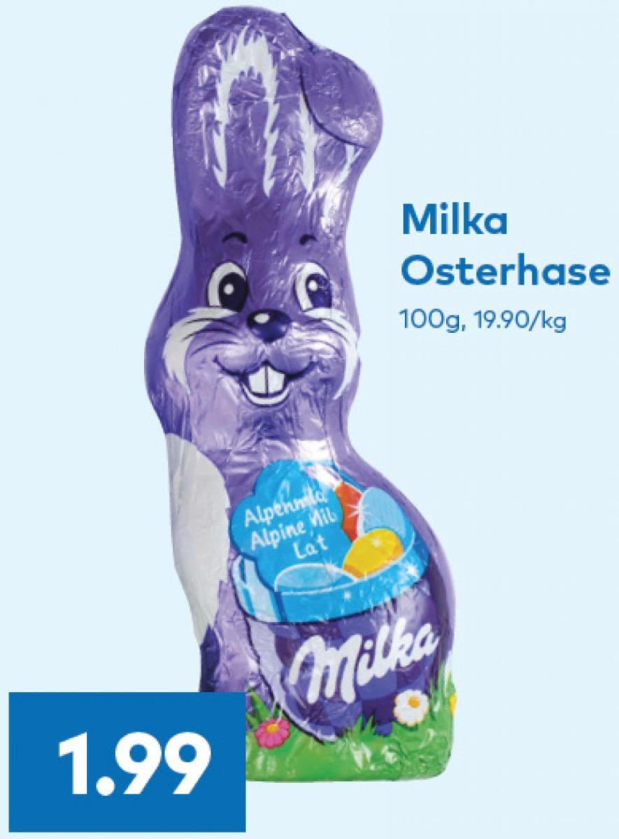 Wie Viele Kalorien Hat Ein Milka Osterhase Milka Osterhase ️ Online von T&G - wogibtswas.at
