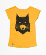 ZERUM - Das Lifestyle Label Lea Wolf BIO T-Shirt mit lockerem Rundhalsausschnitt - bis 12.11.2017