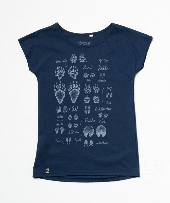Lea Spuren BIO T-Shirt mit lockerem Rundhalsausschnitt